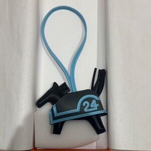 Rare New 2025 Hermès Rodeo Robeo 24 Charm PM Black, Vert Mangrove and Celeste